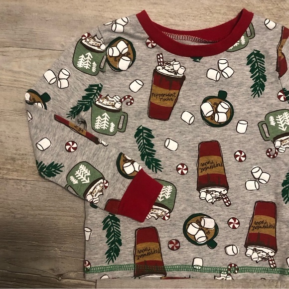 Mud Pie Peppermint Mocha Pajama Set - Picture 6 of 7